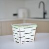 UUS! Pressitud puidust biojäätmete korv WFoody<br>8L valge - Image 3